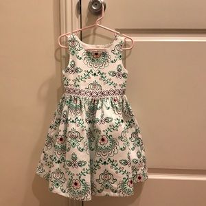 Janie and Jack sleeveless dress w/ matching bow
